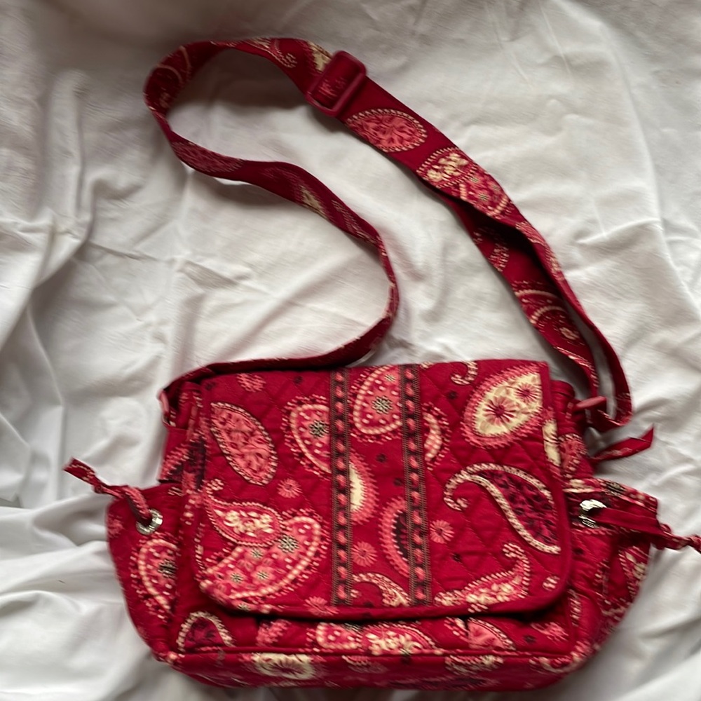 Vera Bradley Red crossbody shoulder bag